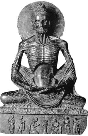 Sikri Fasting Buddha Sculpture
